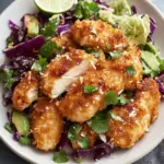 Crunchy Coconut Chicken with Zesty Cabbage Salad Bliss 6 Crunchy Coconut Chicken with Zesty Cabbage Salad