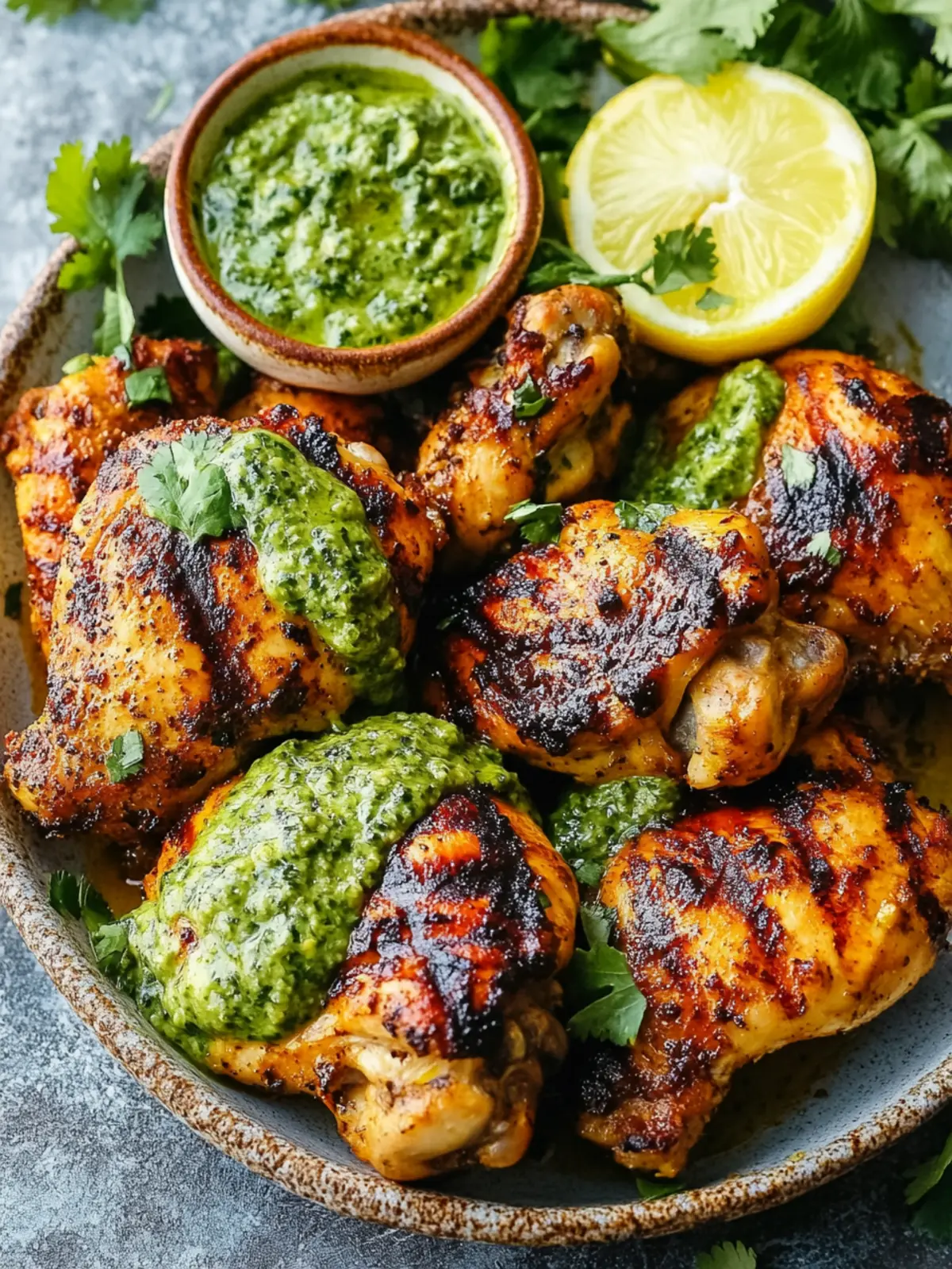 Savory Peruvian Grilled Chicken with Green Sauce Delight 4 Peruvian Grilled Chicken with Green Sauce