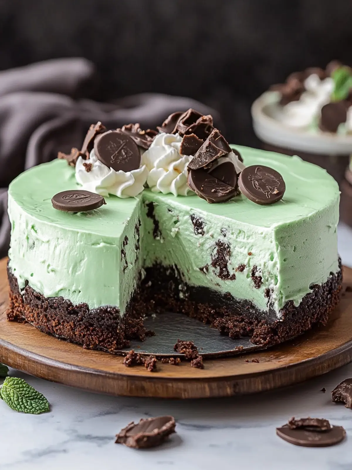 Irresistible Thin Mint Cheesecake for Mint Lovers Everywhere 3 Thin Mint Cheesecake