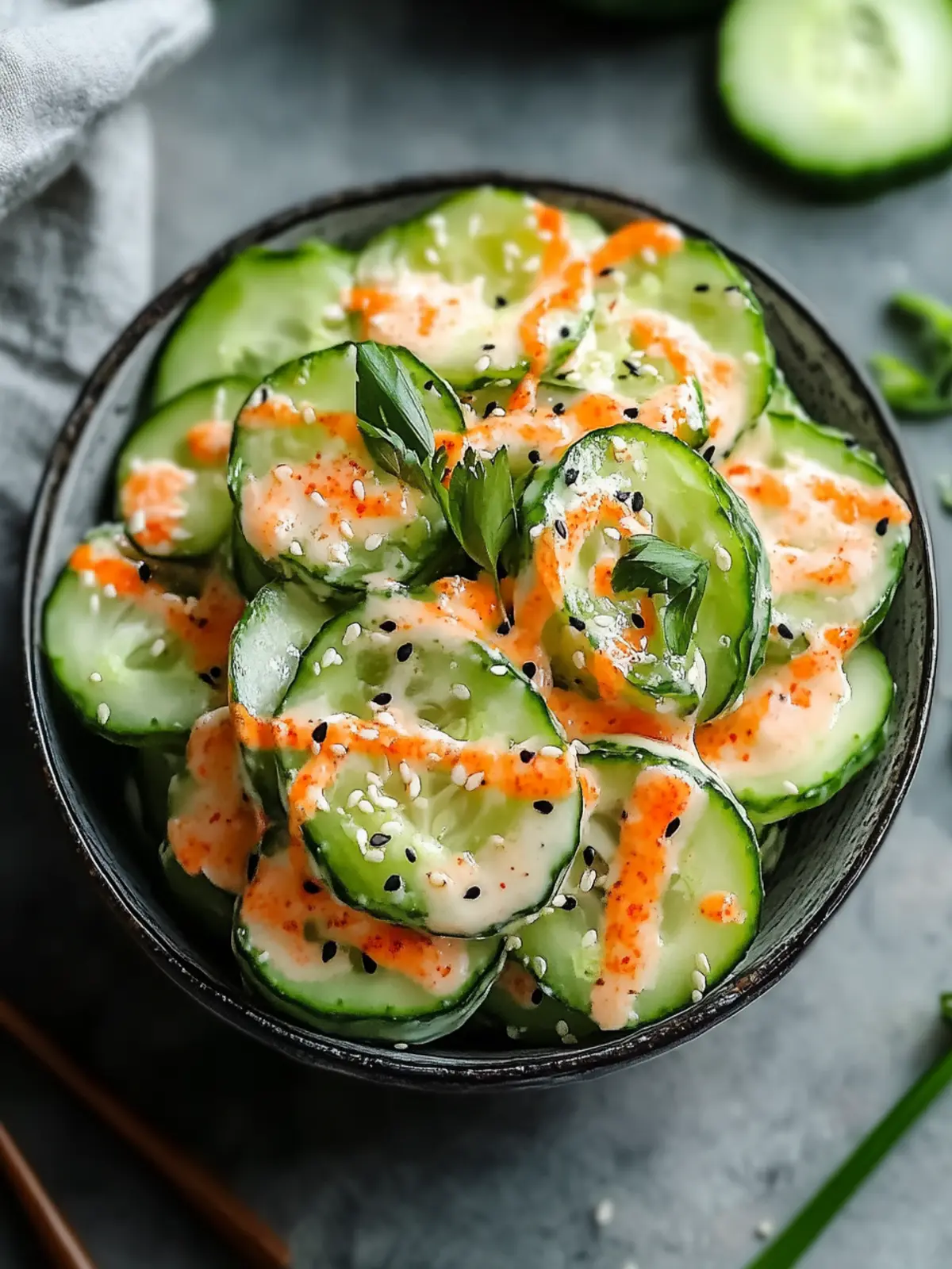Revamp Your Salad Game with California Roll Cucumber Salad 4 California Roll Cucumber Salad
