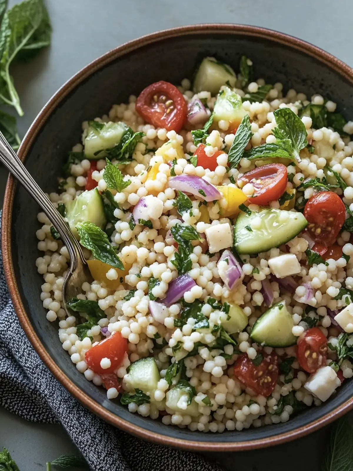 Mediterranean-Inspired Israeli Couscous Recipe for Refreshing Meals 4 Mediterranean-Inspired Israeli Couscous Recipe