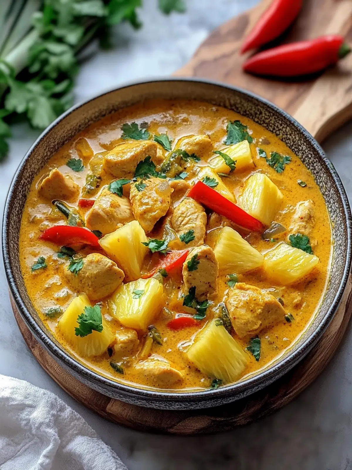 Savory Creamy Chicken Pineapple Curry for Your Next Feast 3 Creamy Chicken Pineapple Curry