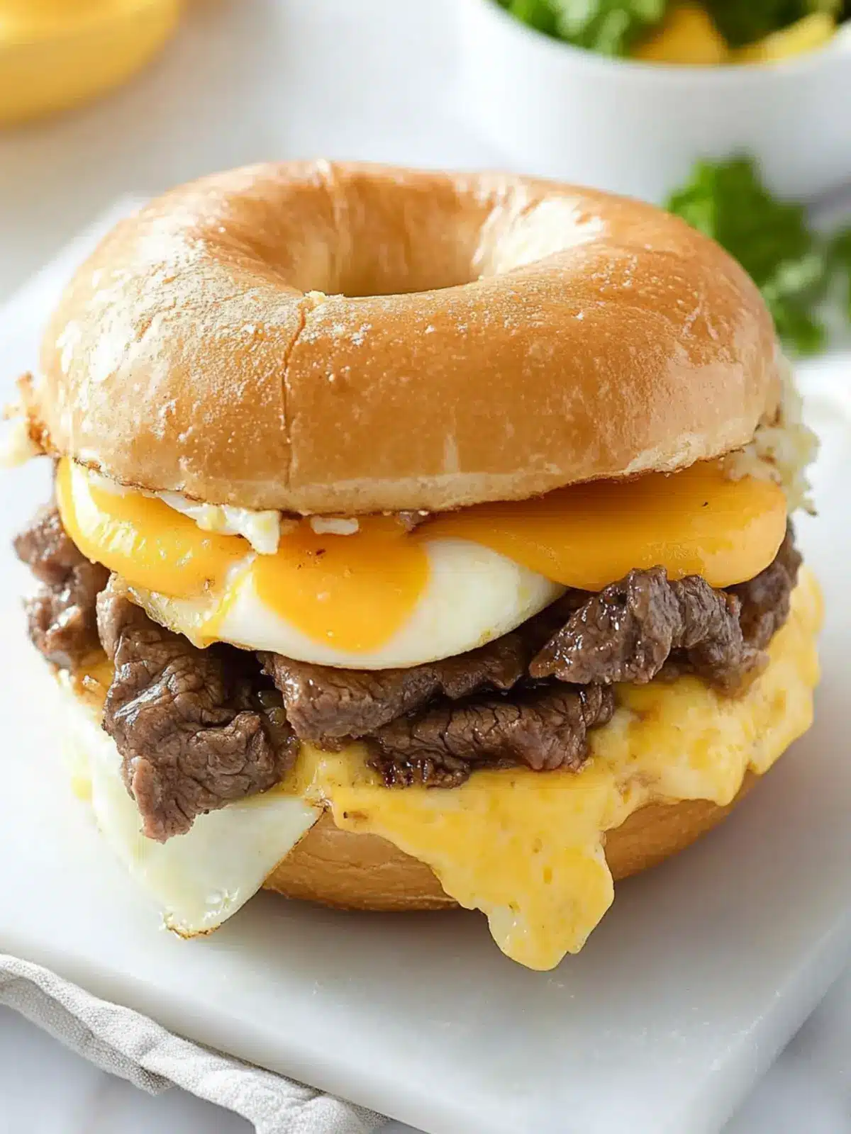 Savor the Flavor: Copycat McDonald’s Steak Egg And Cheese Bagel 3 Copycat McDonald’s Steak Egg And Cheese Bagel
