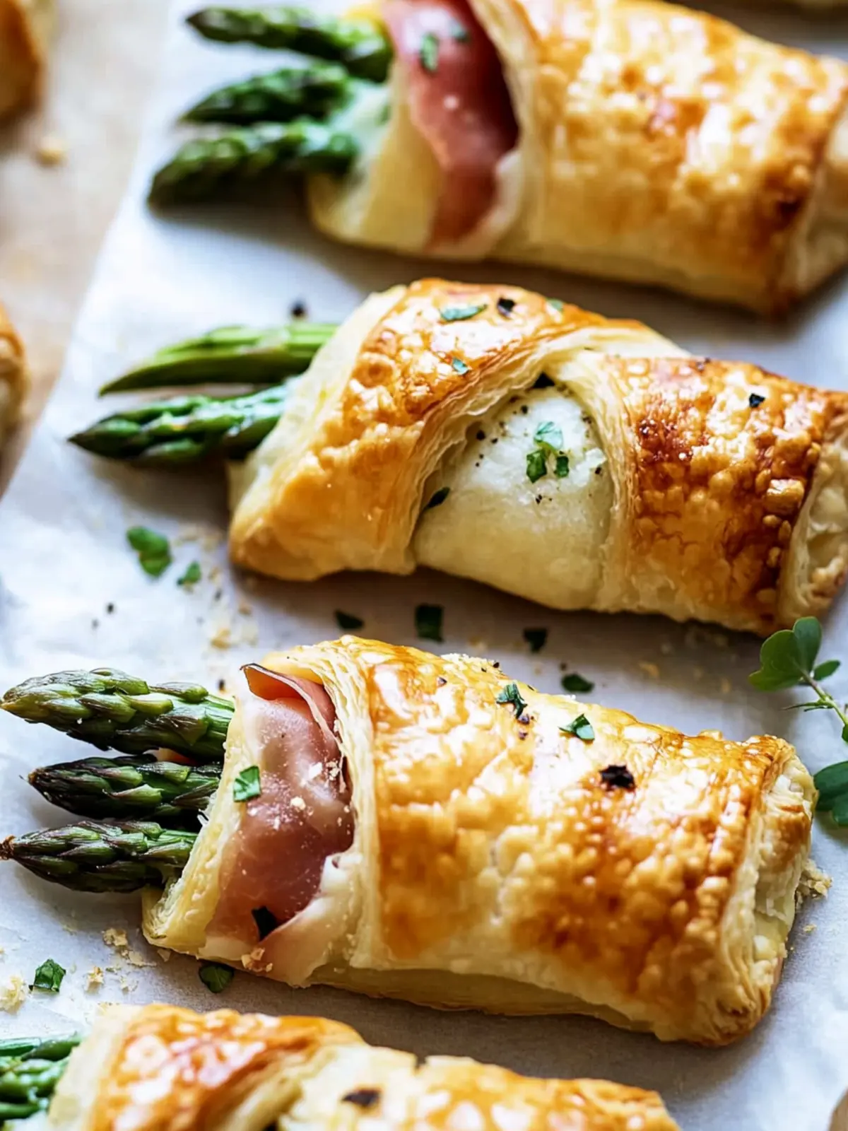 Delicious Prosciutto Asparagus Puff Pastry Bundles Recipe 3 Prosciutto Asparagus Puff Pastry Bundles