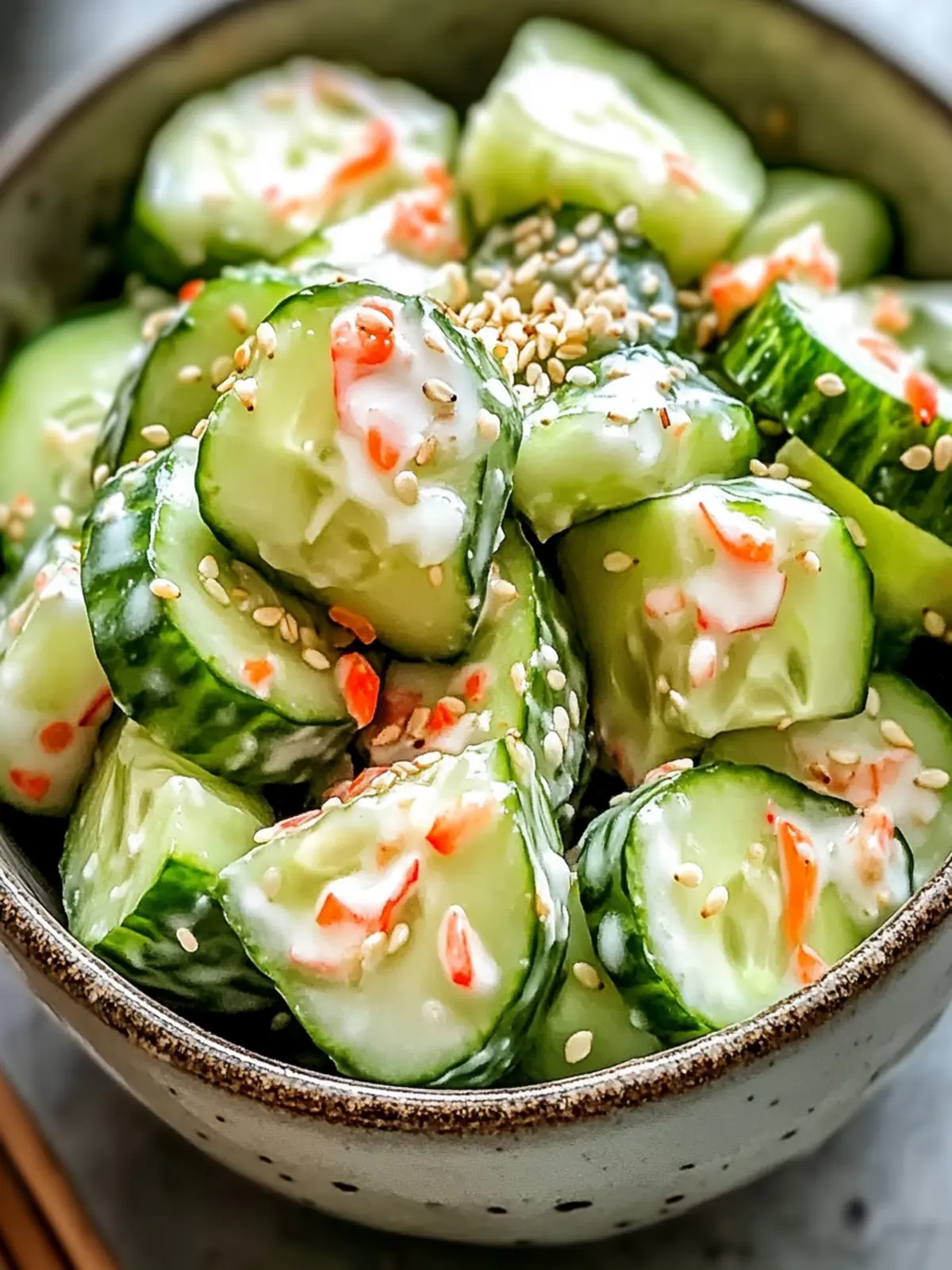 California Roll Cucumber Salad: A Quick 10-Minute Wonder 2 California Roll Cucumber Salad