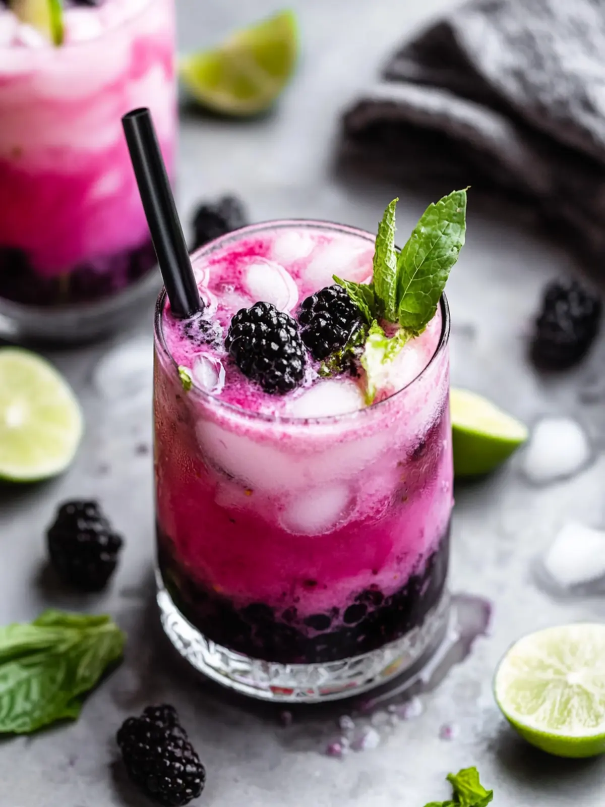 Creamy Blackberry Coconut Mojito: A Tropical Twist on Refreshment 3 Creamy Blackberry Coconut Mojito