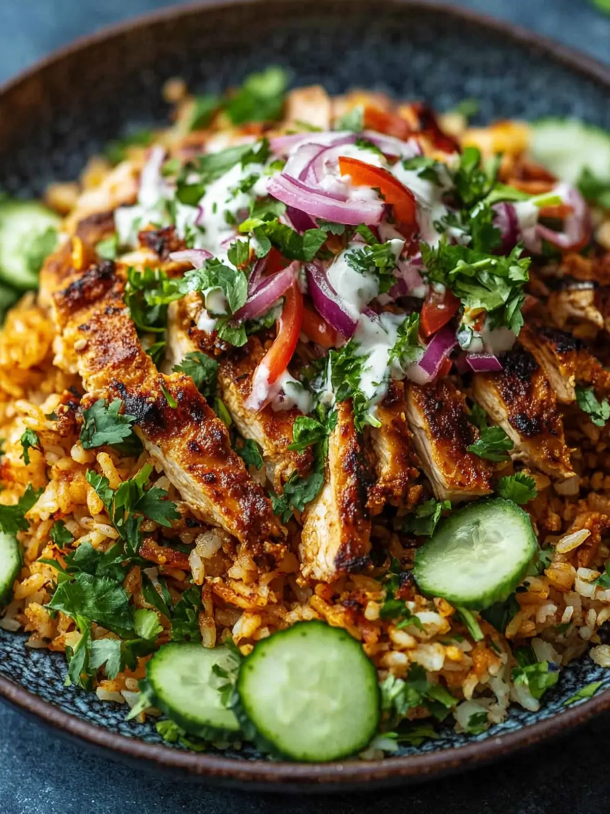 Chicken Shawarma Crispy Rice Salad for Flavorful Meal Prep 2 Chicken Shawarma Crispy Rice Salad