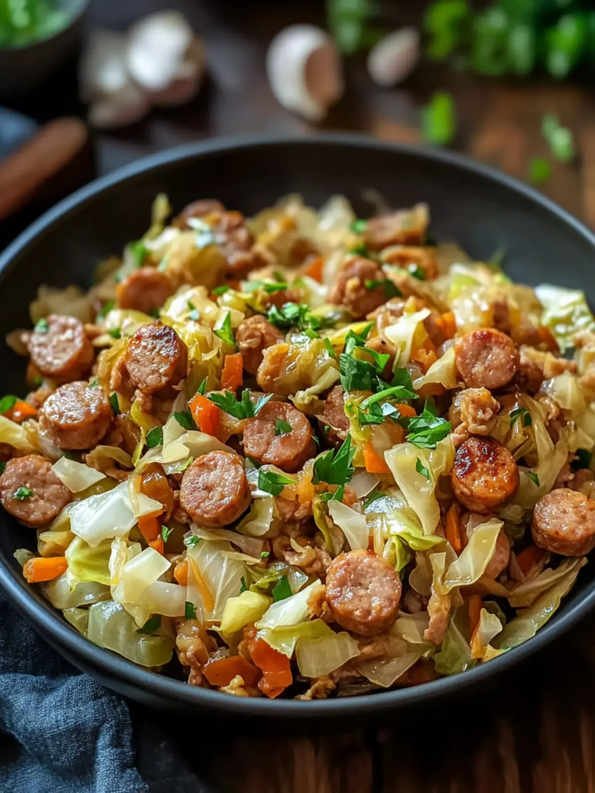 Easy Sausage and Cabbage Stir Fry for a Quick Dinner Delight 4 Easy Sausage and Cabbage Stir Fry