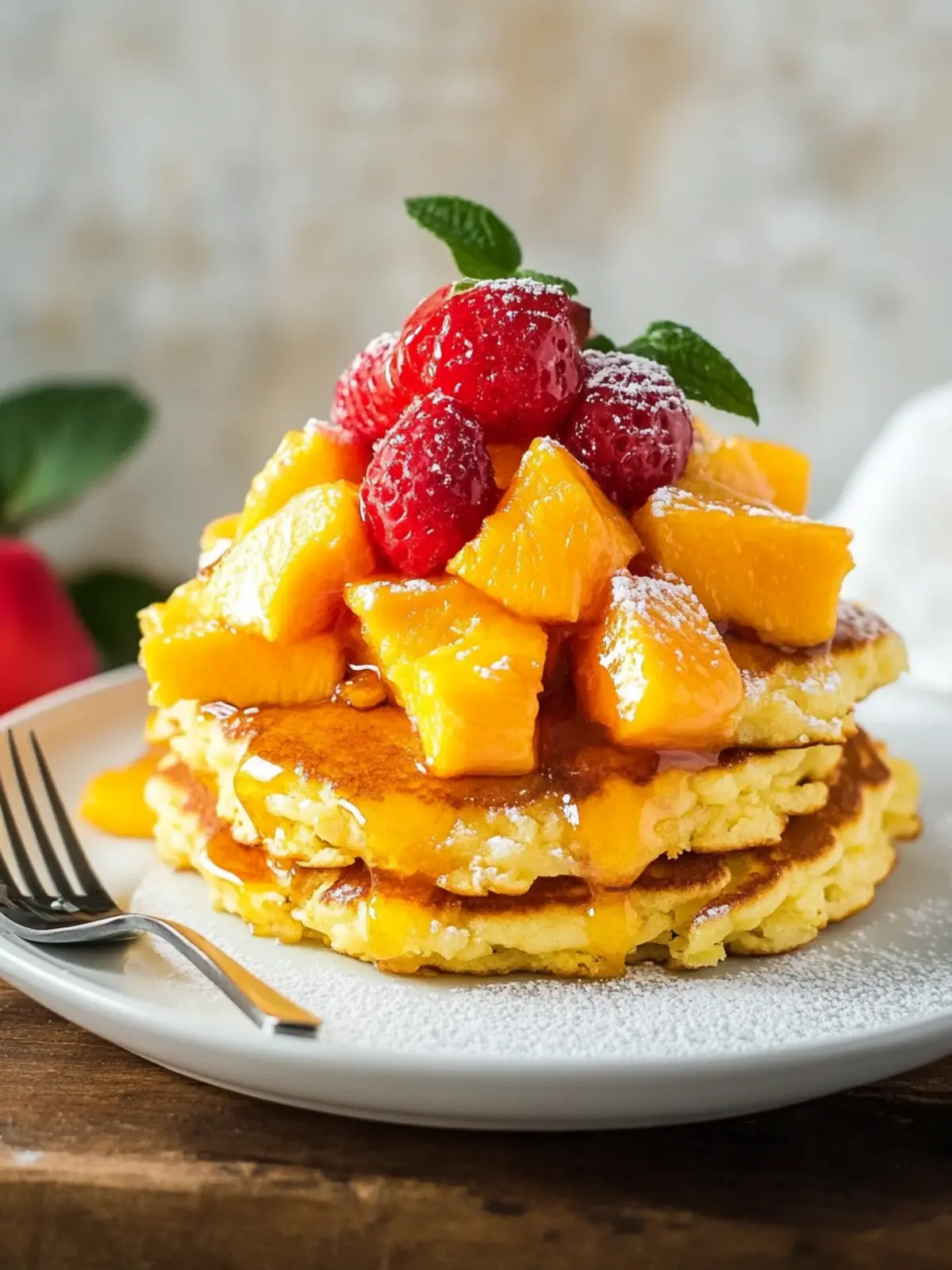 Fluffy Mango Pancakes for a Sunshine-Filled Breakfast Bliss 5 Fluffy Mango Pancakes