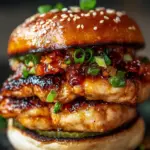 Gochujang Chicken Burgers with Kimchi Bacon Jam Bliss 9 Gochujang Chicken Burgers with Kimchi Bacon Jam