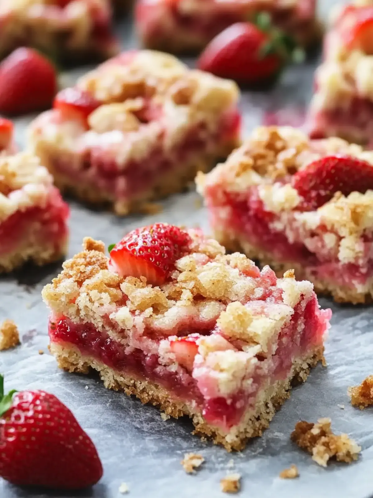Delicious Strawberry Rhubarb Bars That Deliver Sweet Bliss 2 Strawberry Rhubarb Bars