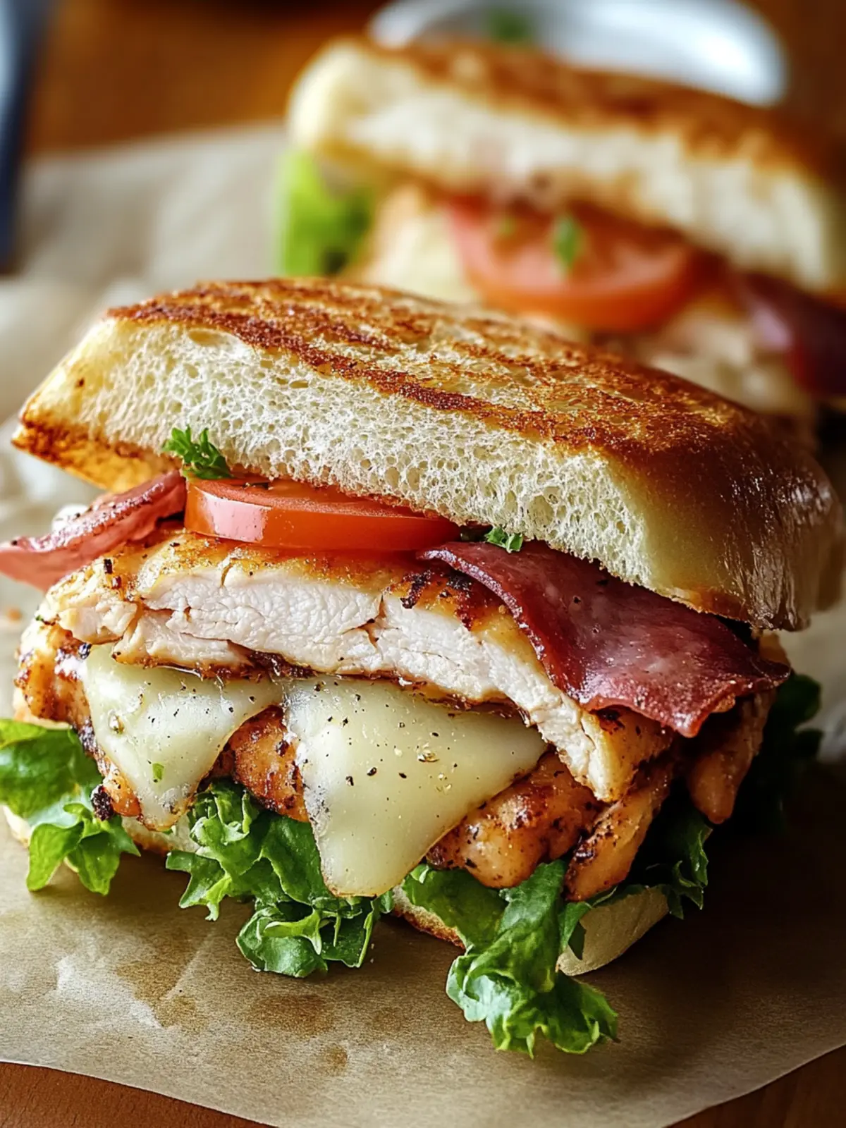 Irresistible Grilled Chicken Cordon Bleu Sandwich Delight 2 Grilled Chicken Cordon Bleu Sandwich