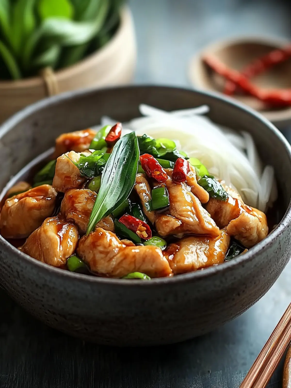 Savory Chinese Three Cup Chicken with Thai Basil Magic 3 Chinese Three Cup Chicken