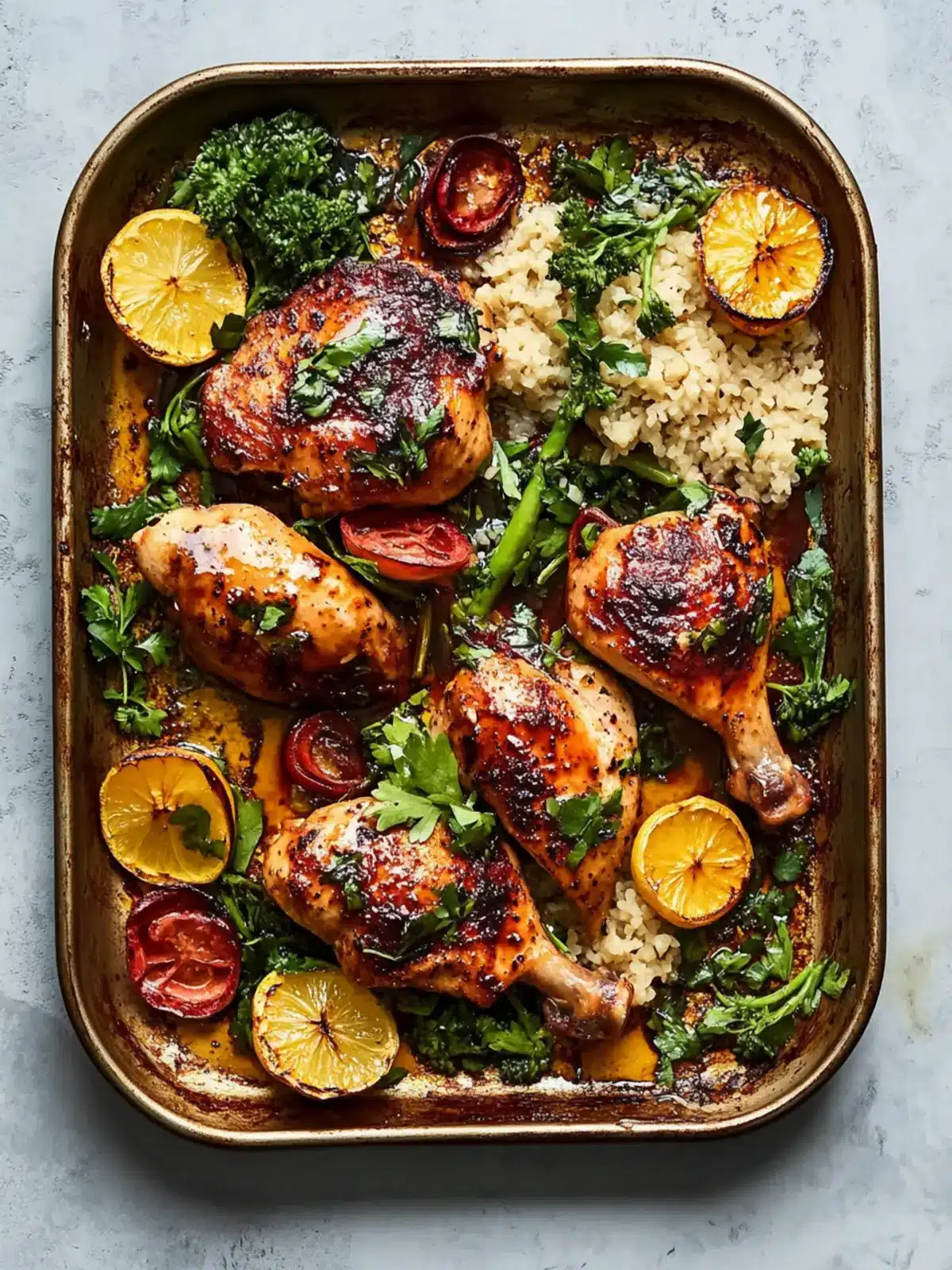 Honey Harissa Chicken Sheet Pan Delight with Crispy Veggies 3 Honey Harissa Chicken Sheet Pan