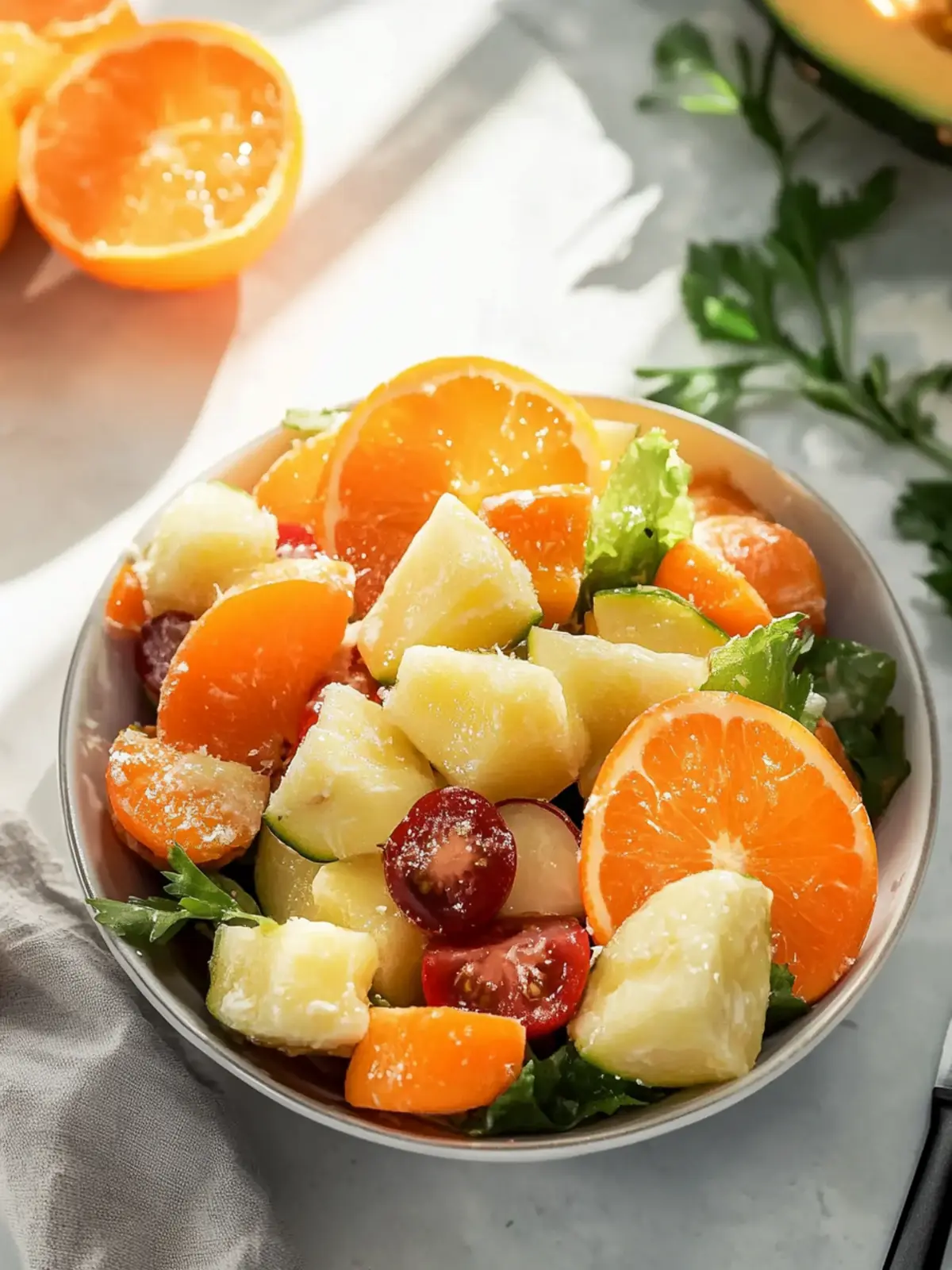 Zesty Sunshine Salad: Your Ultimate Refreshing Summer Delight 3 Sunshine Salad