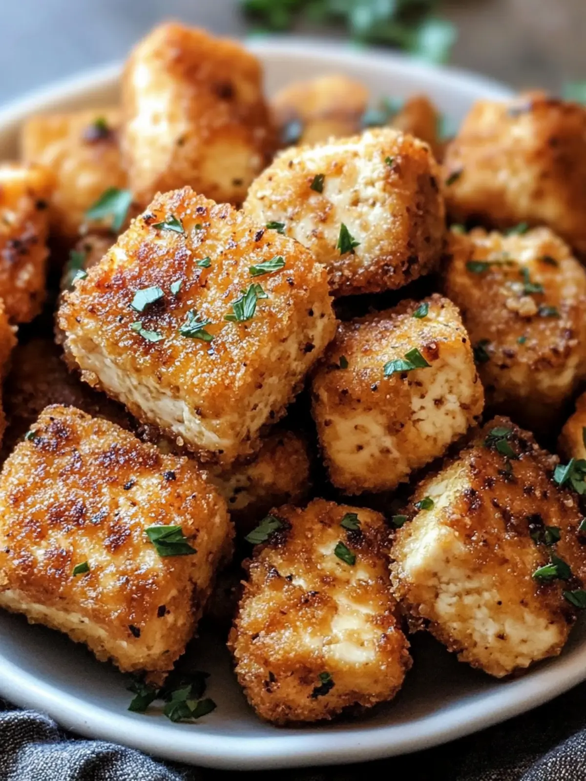 Crispy Garlic Herb Tofu Nuggets for Irresistible Snacking 3 Crispy Garlic Herb Tofu Nuggets