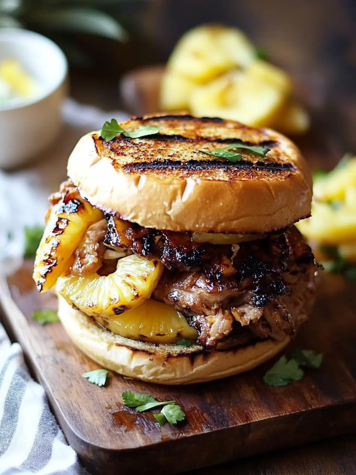 Savor Grilled Pineapple Pork Sandwiches for a Summer Delight 5 Grilled Pineapple Pork Sandwiches