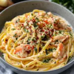 Creamy Crab Linguini with White Wine Sauce in 25 Minutes 4 Creamy Crab Linguini with White Wine Sauce