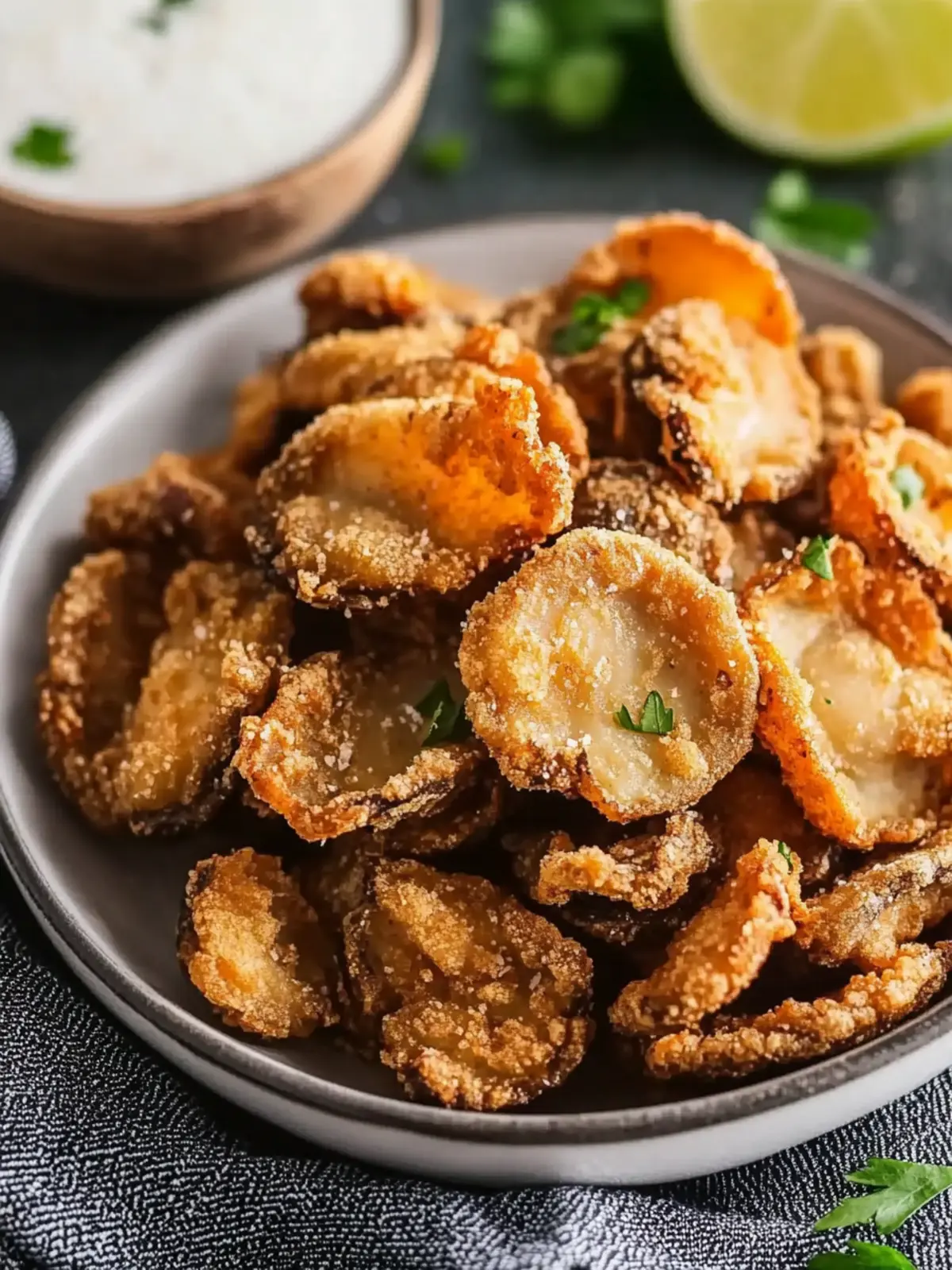 Crispy Fried Mushrooms: A Crunchy Snack to Wow Your Guests 3 Crispy Fried Mushrooms