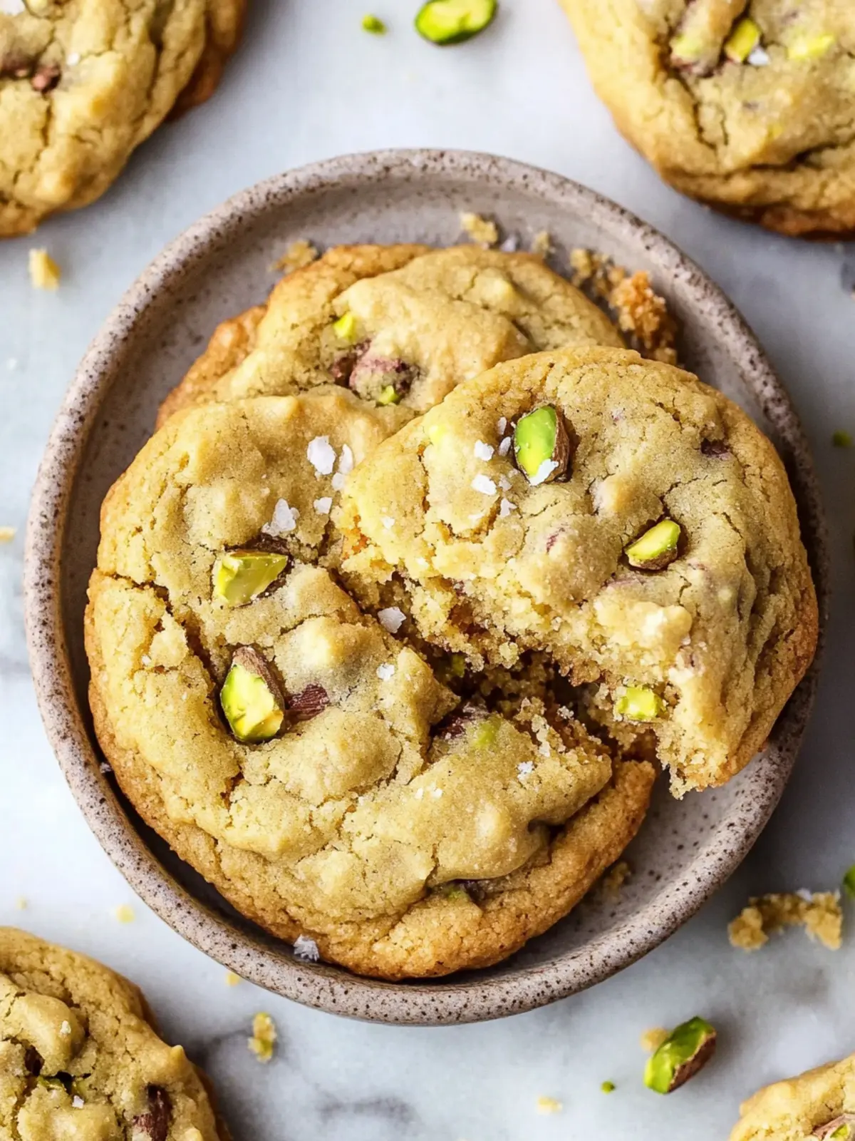 Irresistible Pistachio Cookies with Dark Chocolate Bliss 5 Pistachio Cookies