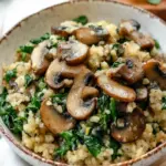 Delicious Low Carb Mushroom & Spinach Cauliflower Rice Bliss 10 Low Carb Mushroom & Spinach Cauliflower Rice