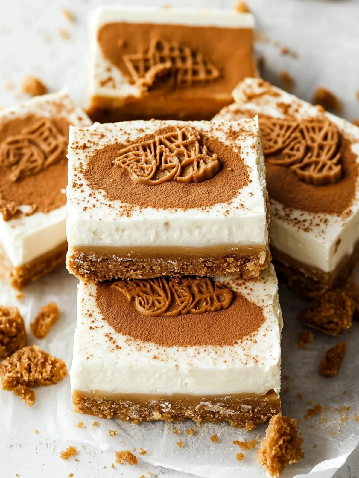 No-Bake Biscoff Cheesecake Bars That WOW Your Taste Buds 3 No-Bake Biscoff Cheesecake Bars