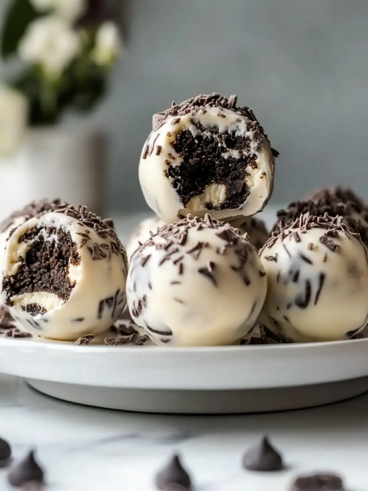 Delicious No-Bake Cookies and Cream Cheesecake Balls to Wow! 3 No-Bake Cookies and Cream Cheesecake Balls