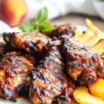 Grilled Bourbon Peach BBQ Chicken for Summer Flavor Bliss 10 Grilled Bourbon Peach BBQ Chicken