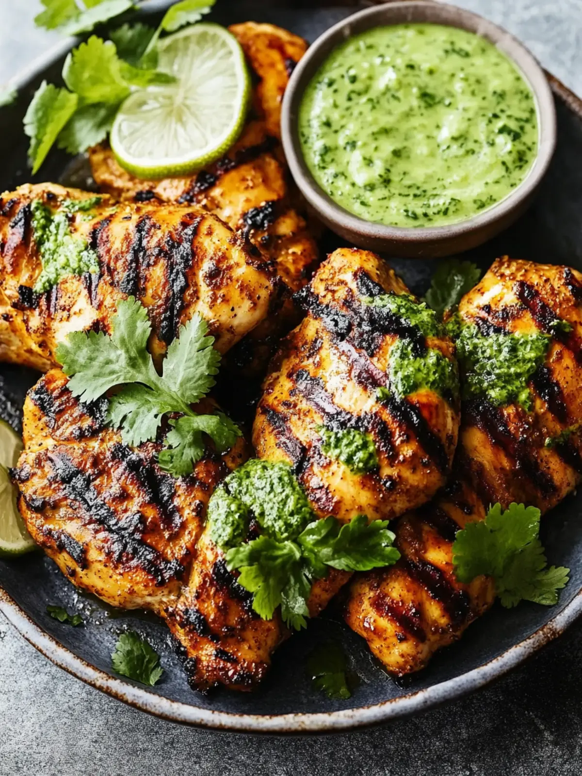 Savory Peruvian Grilled Chicken with Green Sauce Delight 2 Peruvian Grilled Chicken with Green Sauce