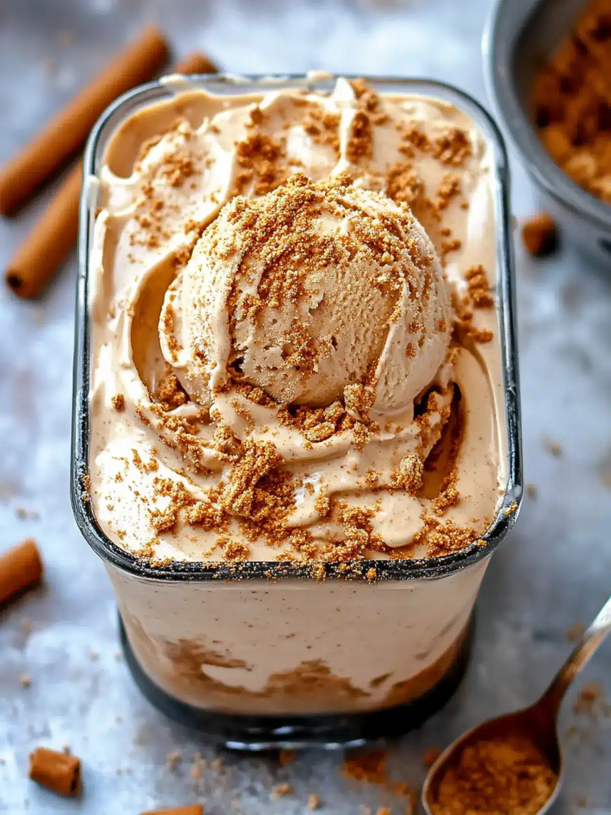 Homemade Biscoff Ice Cream That Will Melt Your Heart 3 Homemade Biscoff Ice Cream