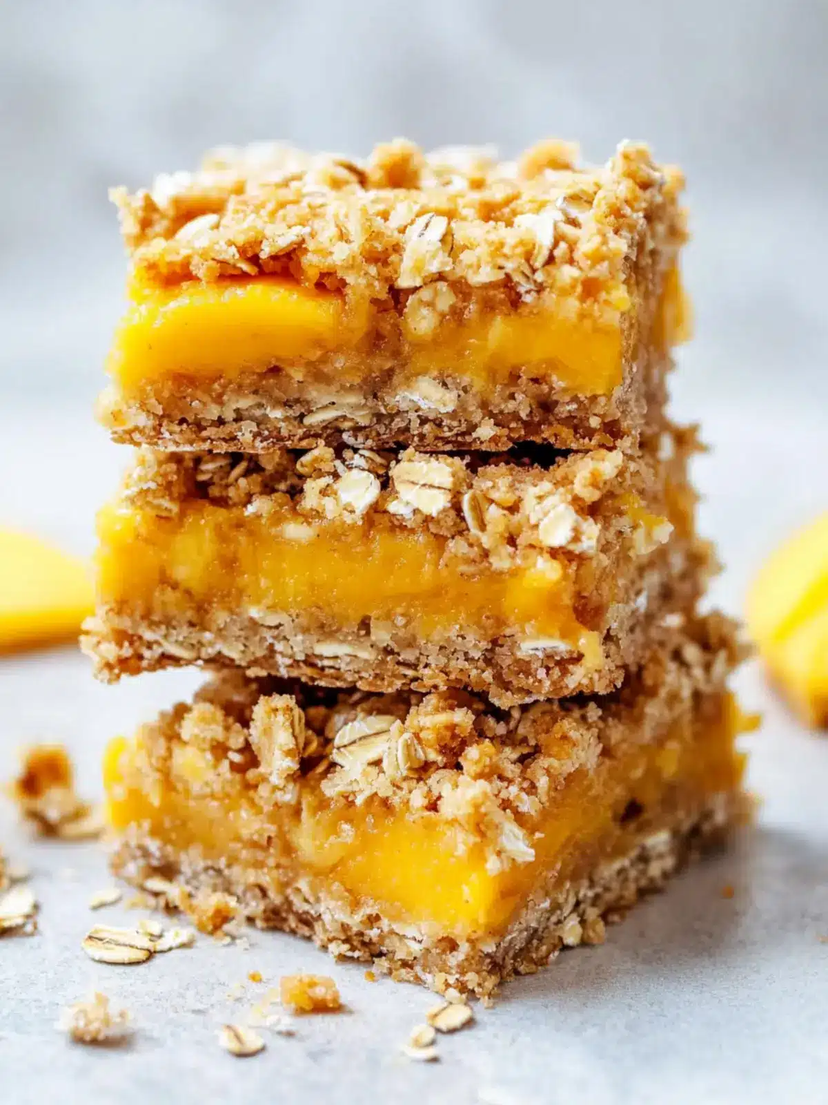 Mango Oatmeal Crumble Bars for a Sweet, Easy Dessert Delight 2 Mango Oatmeal Crumble Bars