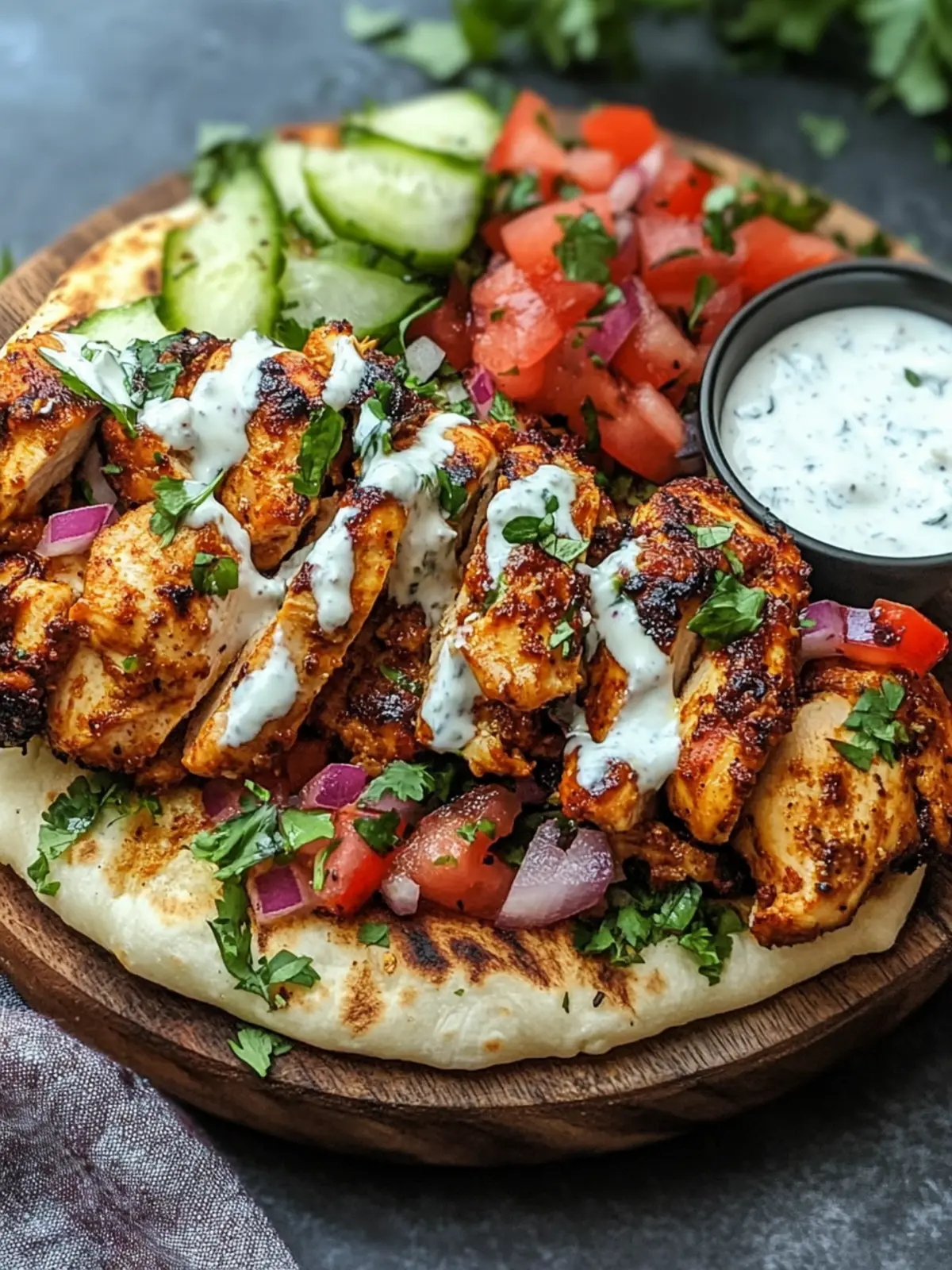 Crispy Oven Roasted Chicken Shawarma Recipe with Garlic Sauce 2 Crispy Oven Roasted Chicken Shawarma Recipe with Easy Garlic Yogurt Sauce