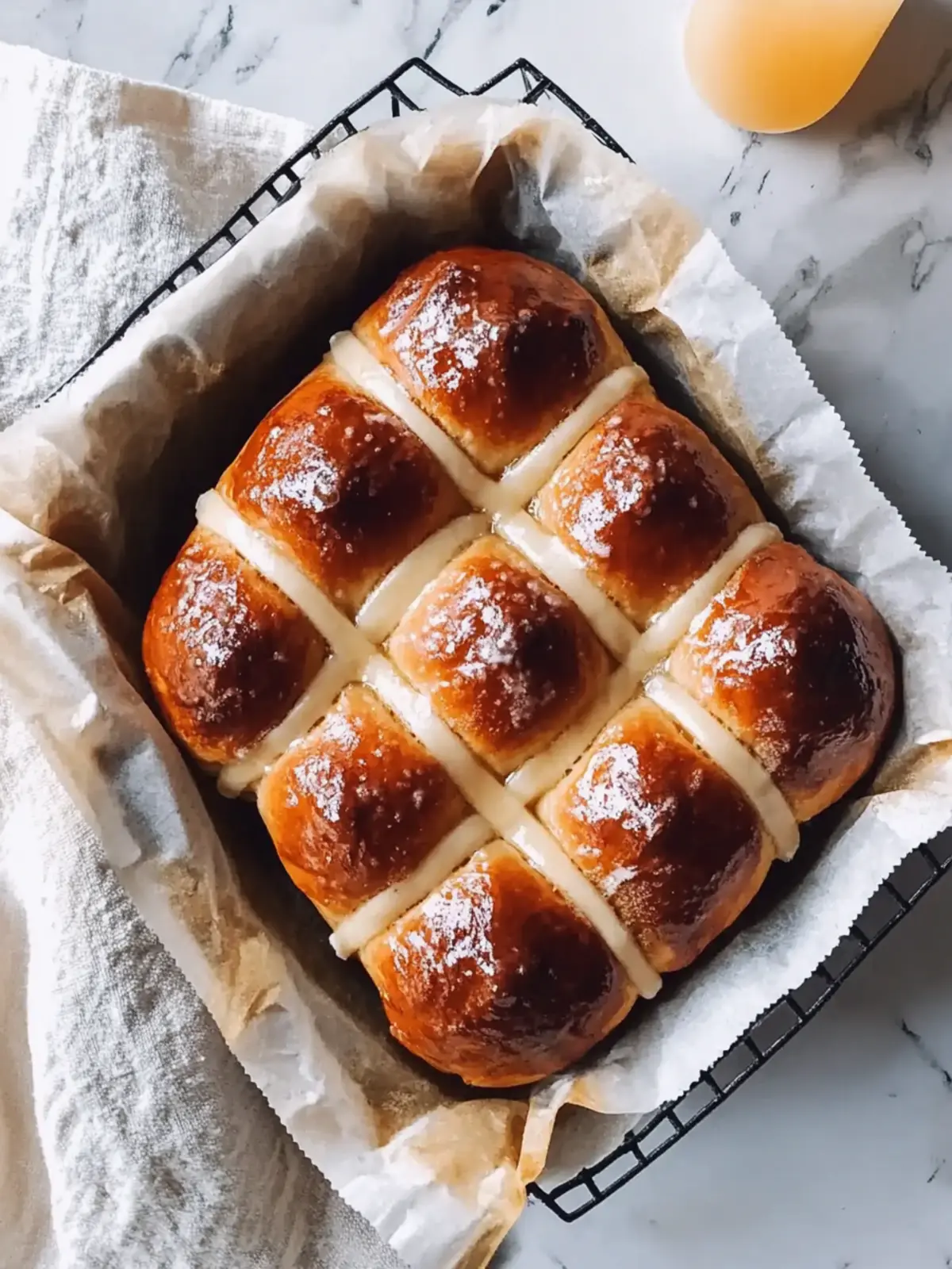 Sweet Biscoff Hot Cross Buns for the Ultimate Comfort Treat 5 Sweet Biscoff Hot Cross Buns