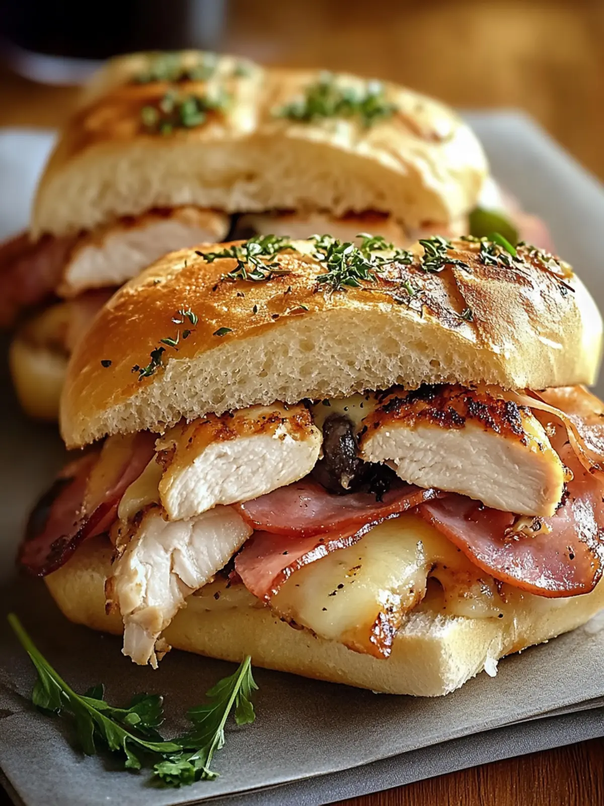 Irresistible Grilled Chicken Cordon Bleu Sandwich Delight 3 Grilled Chicken Cordon Bleu Sandwich
