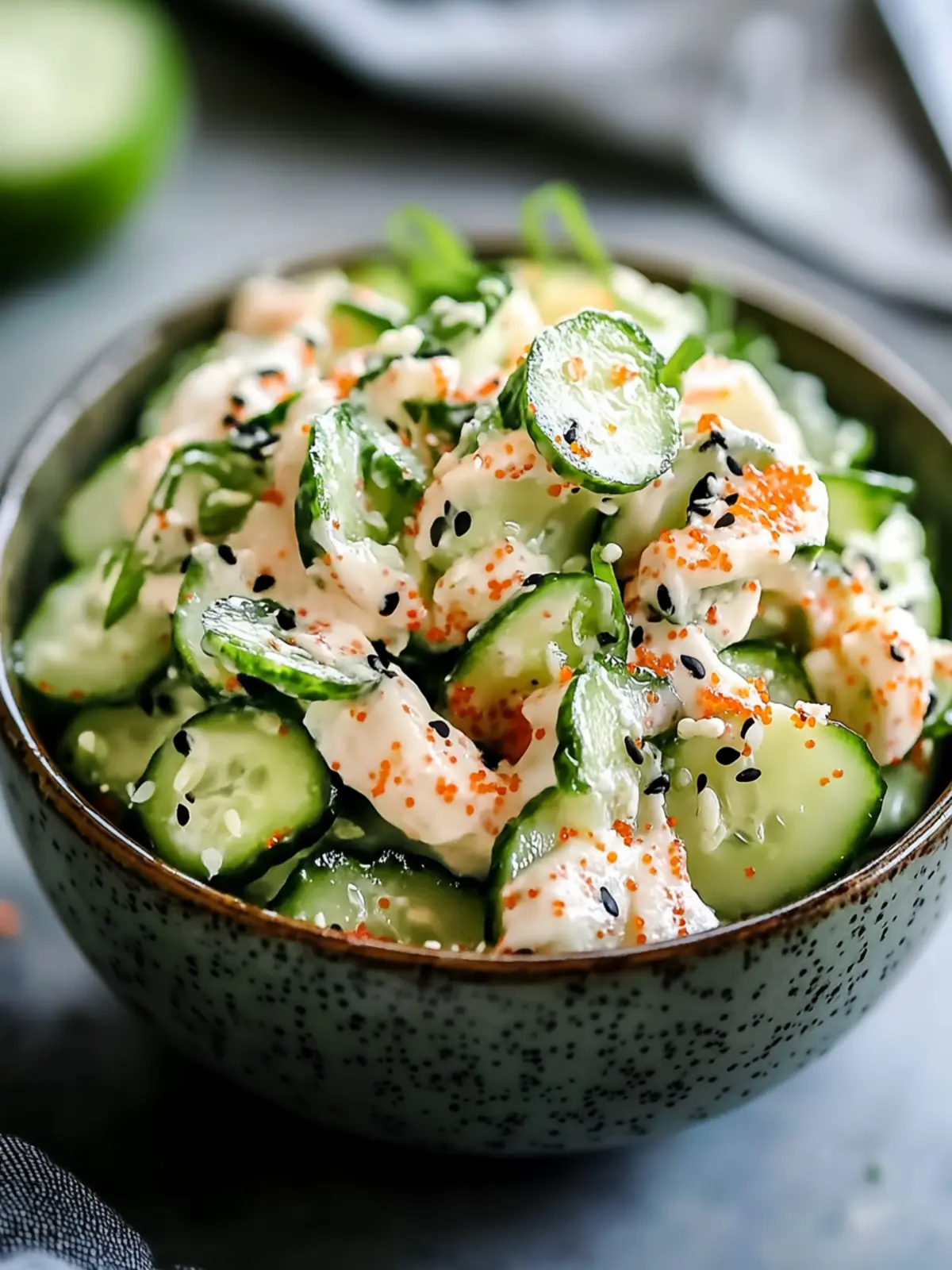 Revamp Your Salad Game with California Roll Cucumber Salad 2 California Roll Cucumber Salad