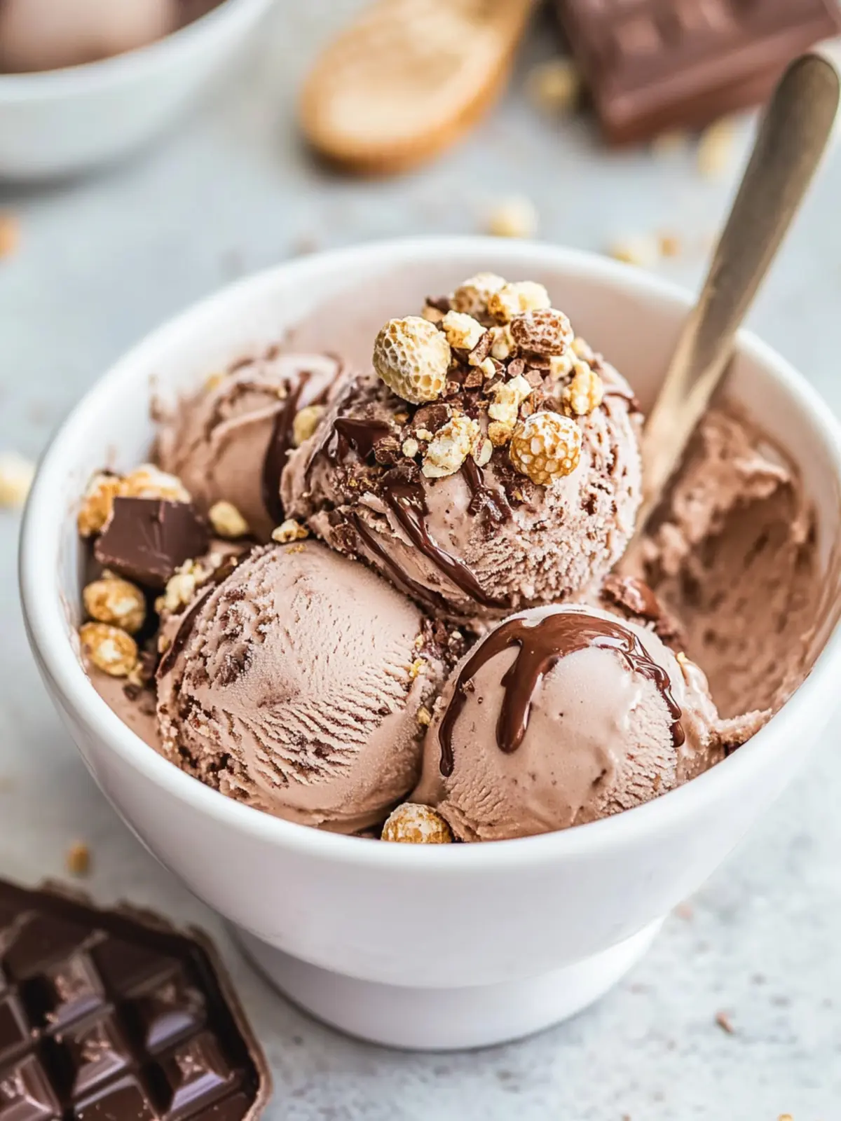 Delight in No Churn Ferrero Rocher Nutella Ice Cream Bliss 3 No Churn Ferrero Rocher Nutella Ice Cream