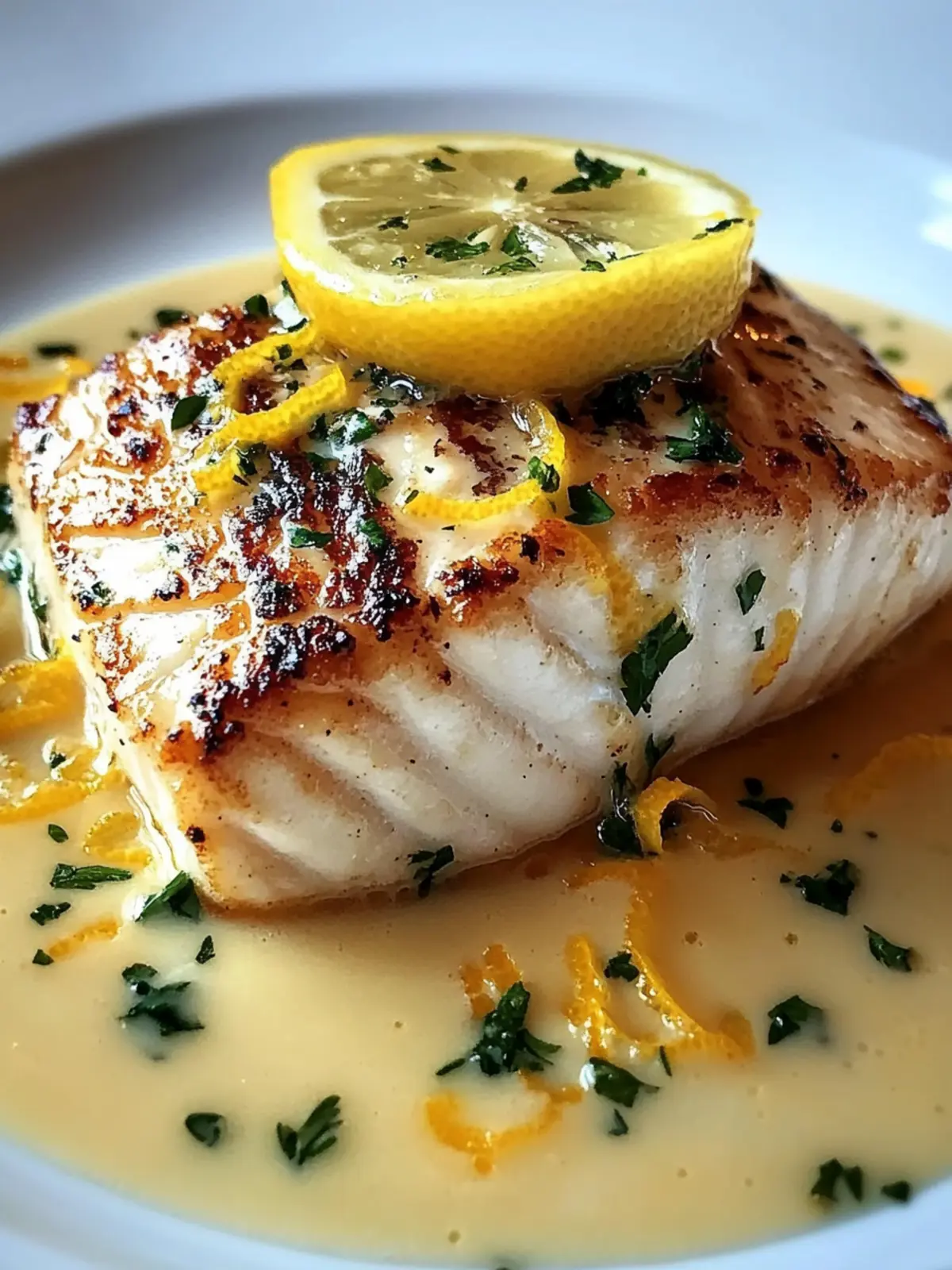 Savor Halibut with Zesty Lemon Beurre Blanc in 30 Minutes 3 Halibut with Zesty Lemon Beurre Blanc