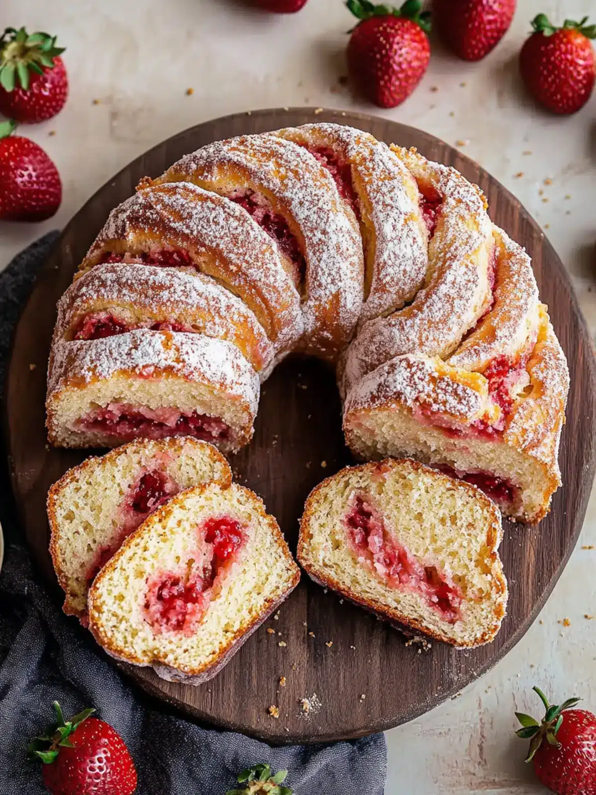 Sweet Strawberry Donut Babka Bread for Cozy Mornings 2 Strawberry Donut Babka Bread