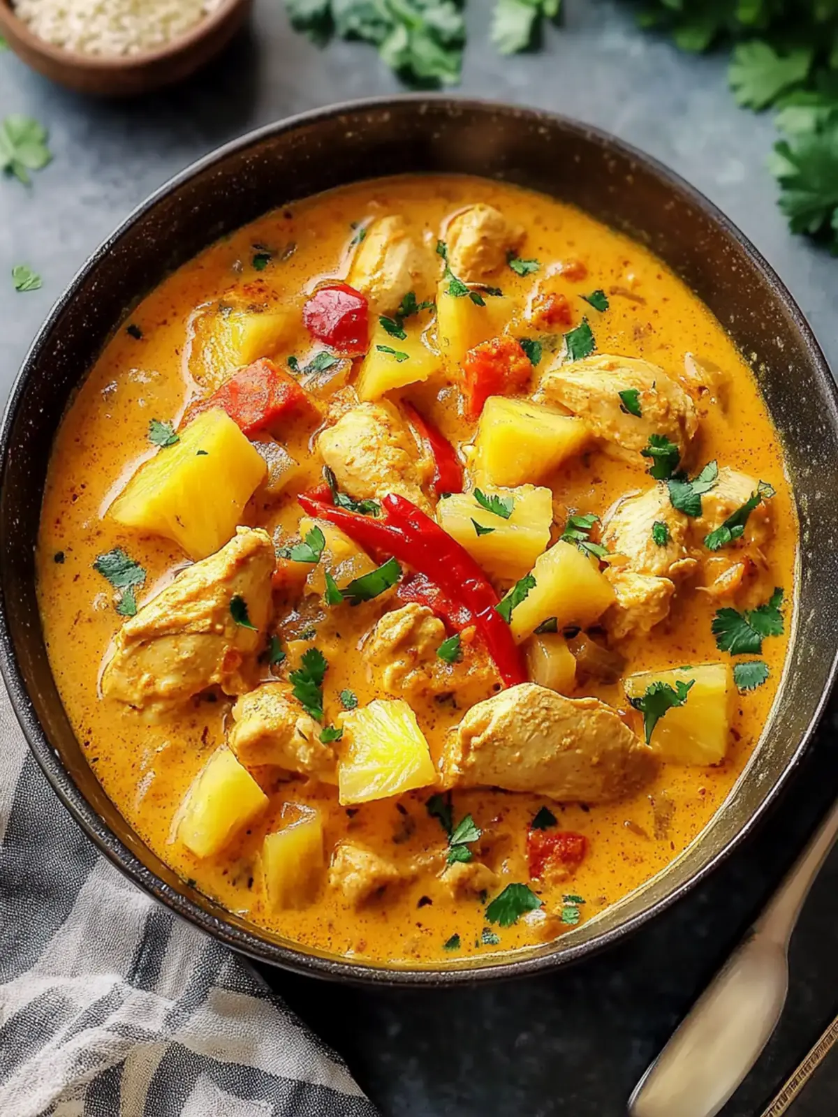 Savory Creamy Chicken Pineapple Curry for Your Next Feast 5 Creamy Chicken Pineapple Curry