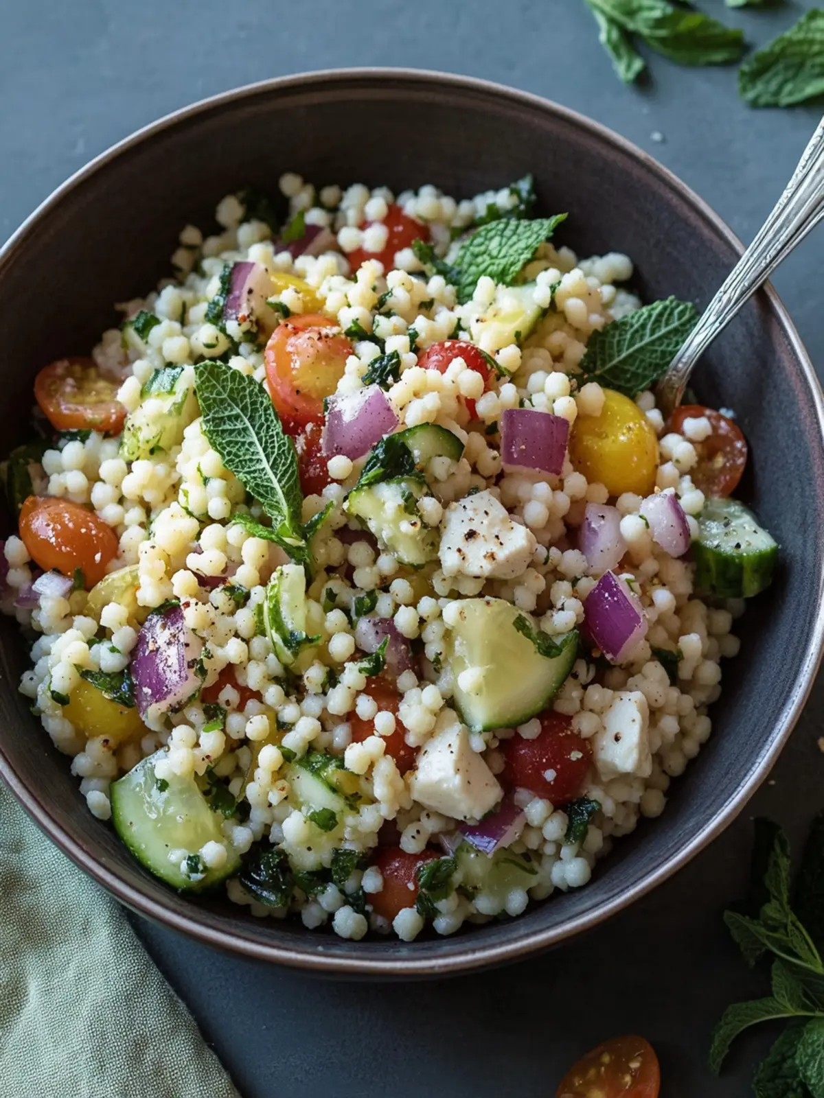 Mediterranean-Inspired Israeli Couscous Recipe for Refreshing Meals 5 Mediterranean-Inspired Israeli Couscous Recipe