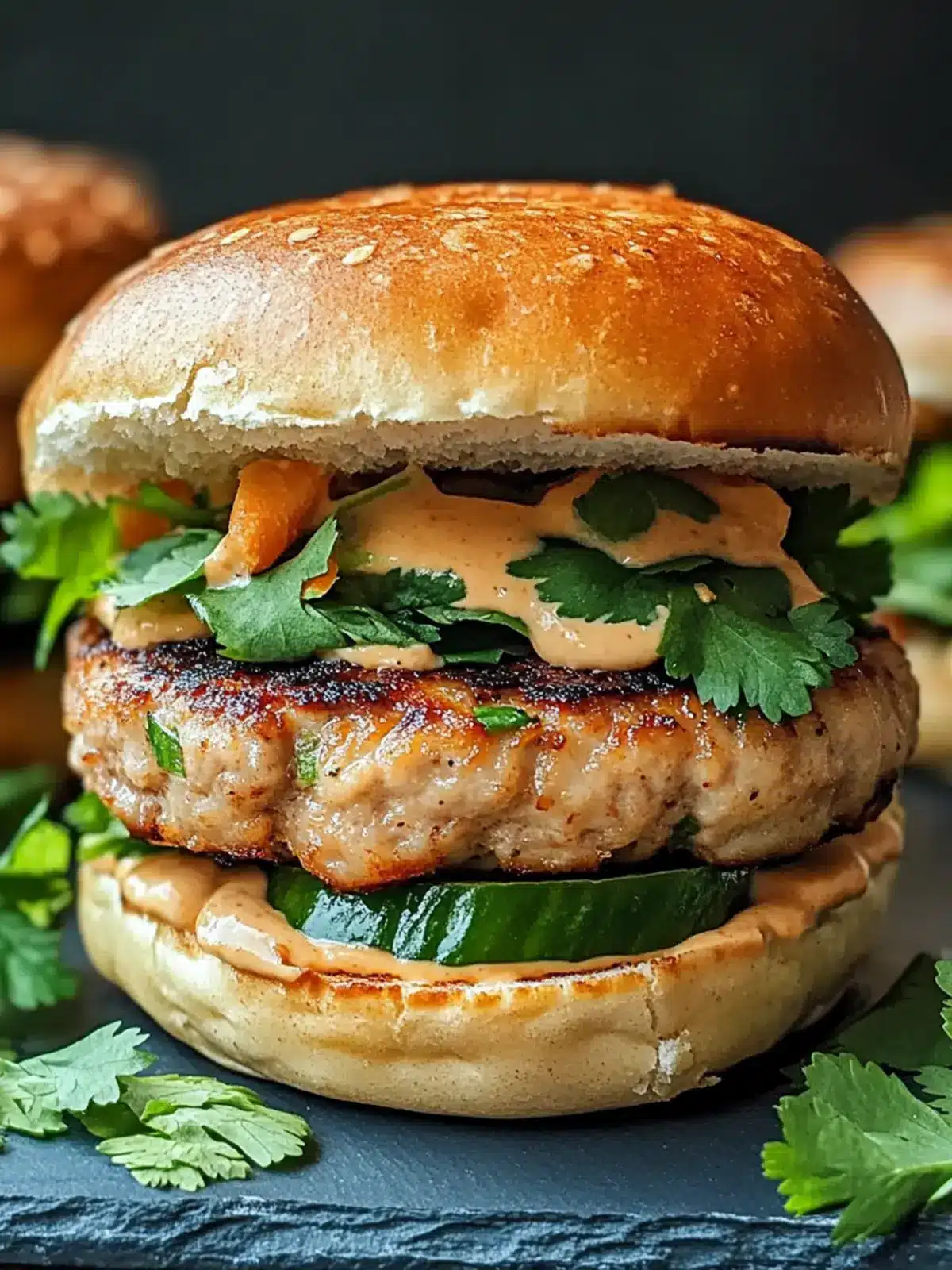 Savory Thai Peanut Turkey Burgers Your New Favorite Meal 3 Thai Peanut Turkey Burgers