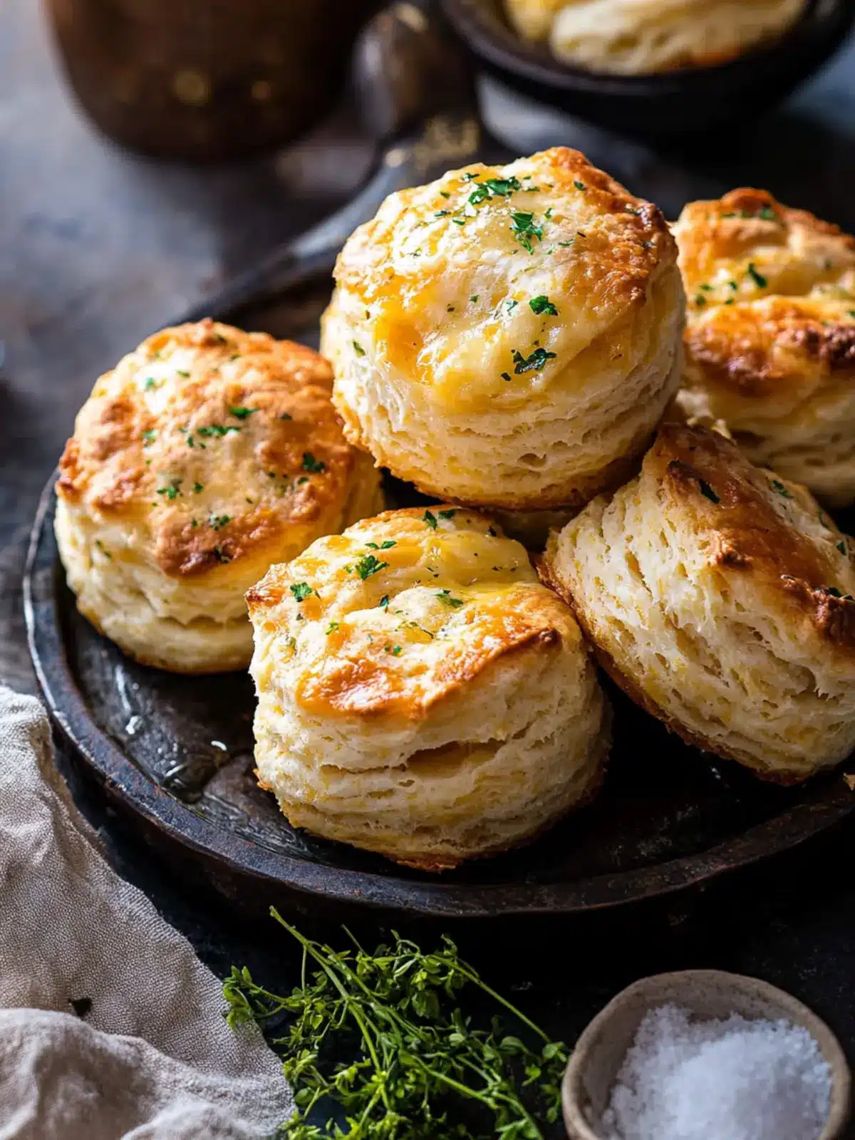 Melt-in-Your-Mouth Homemade Honey Butter Cheddar Biscuits 3 Homemade Honey Butter Cheddar Biscuits