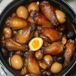 Braised Wings with Shiitake Mushrooms and Eggs Delight 10 Braised Wings with Shiitaka Mushrooms and Eggs