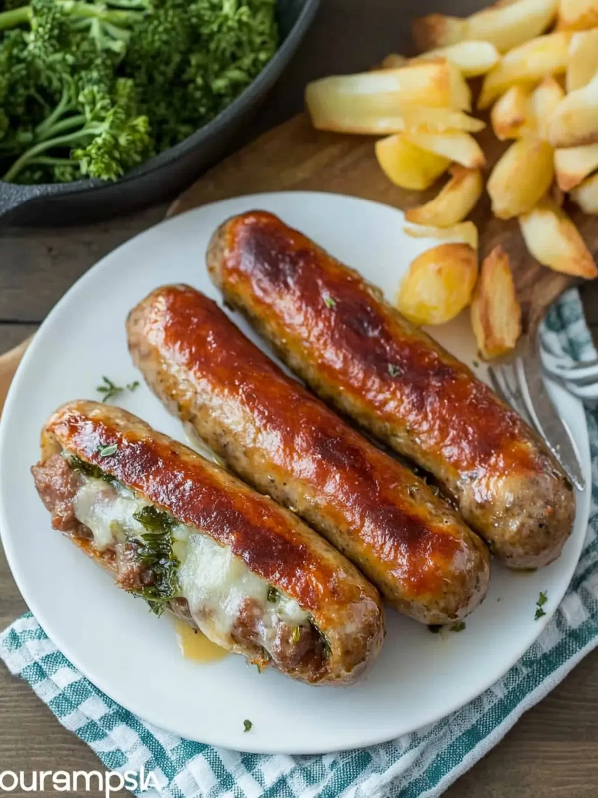 Savory Stuffed Sausage with Mozzarella in 35 Minutes! 2 Stuffed Sausage