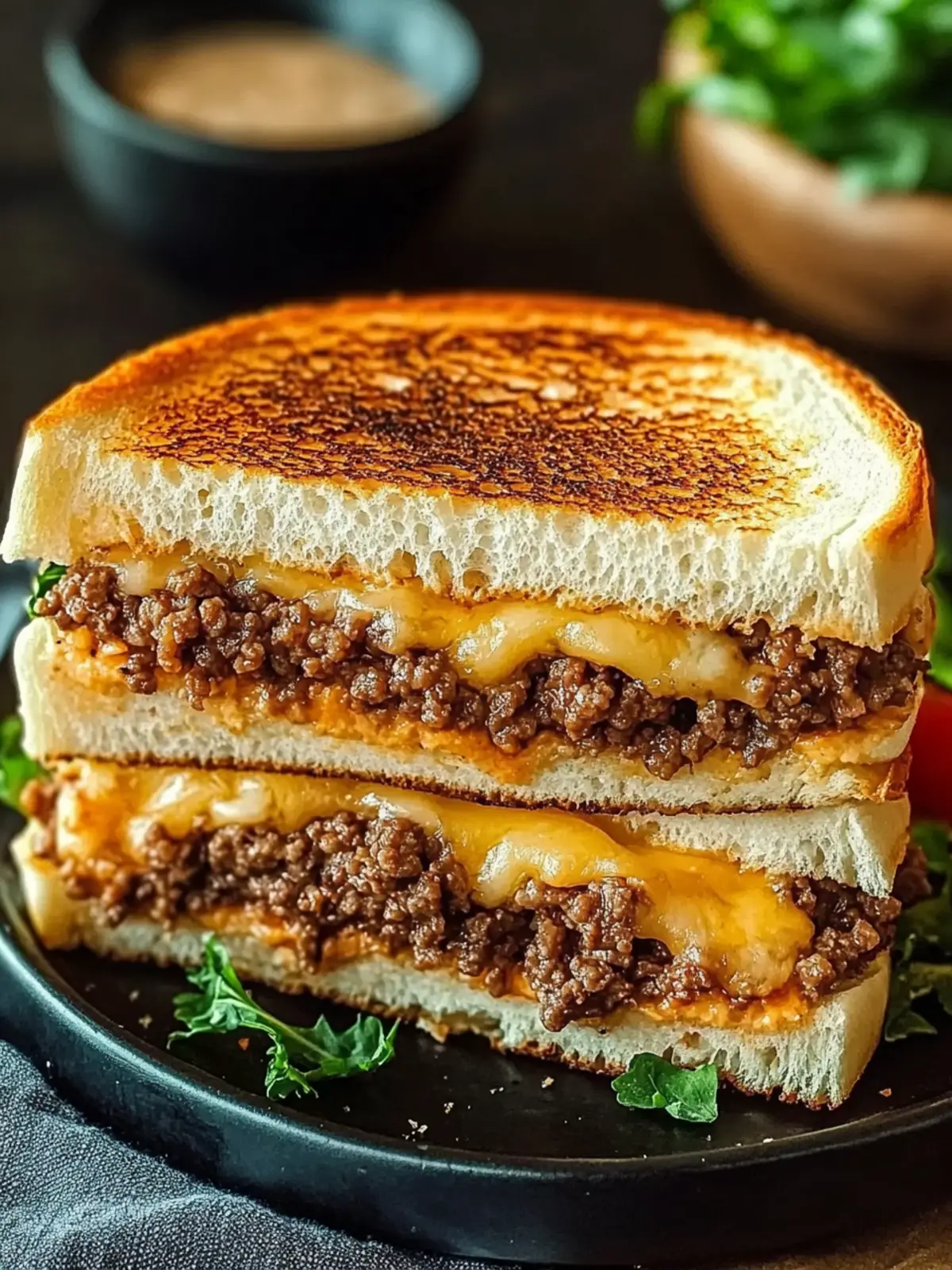 Irresistible Cheesy Ground Beef Melt for Cozy Evenings 2 Cheesy Ground Beef Melt