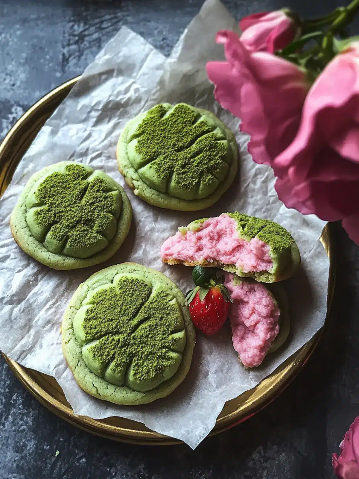 Strawberry Matcha Cookies That Will Wow Your Taste Buds 4 Strawberry Matcha Cookies