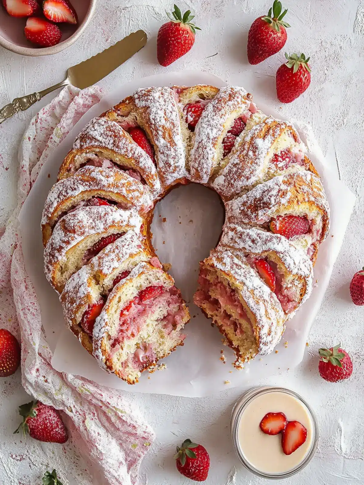 Sweet Strawberry Donut Babka Bread for Cozy Mornings 4 Strawberry Donut Babka Bread
