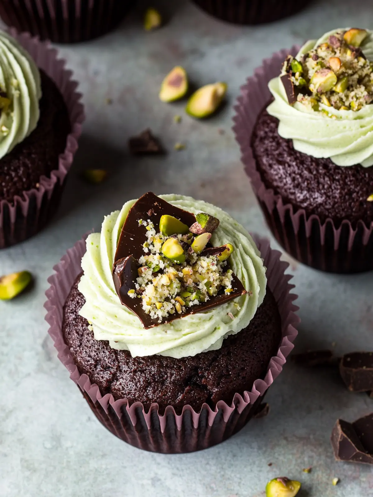 Irresistible Pistachio Chocolate Cupcakes You’ll Adore 4 Pistachio Chocolate Cupcakes