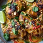 Savory Thai Peanut Chicken Thighs: Quick & Creamy Delight 10 Thai Peanut Chicken Thighs