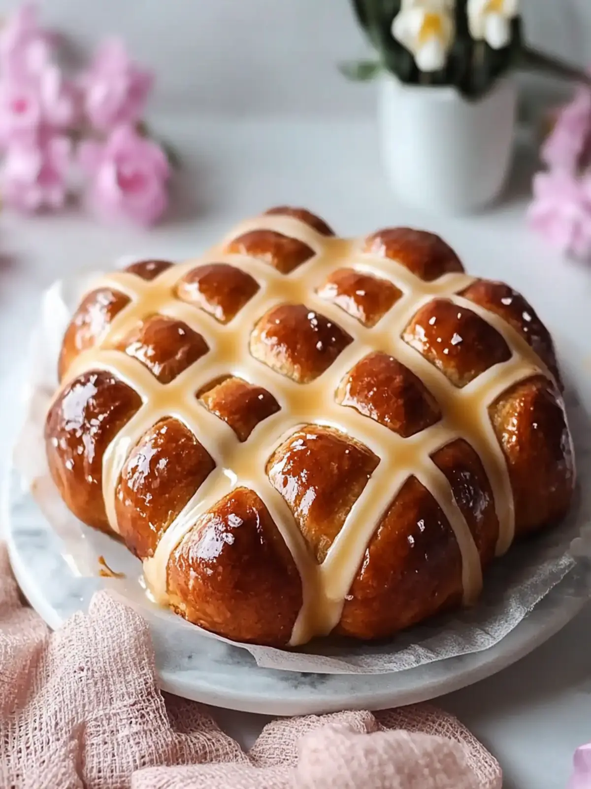 Sweet Biscoff Hot Cross Buns for the Ultimate Comfort Treat 3 Sweet Biscoff Hot Cross Buns